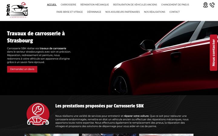 Zrzut ekranu carrosserie-sbk-strasbourg.fr