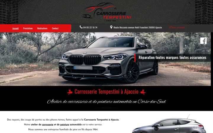 Screenshot of carrosserie-tempestini.fr