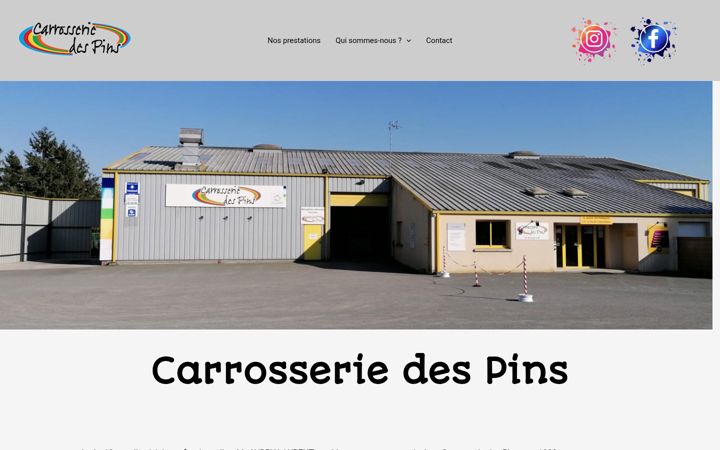 Képernyőkép: carrosseriedespins.fr