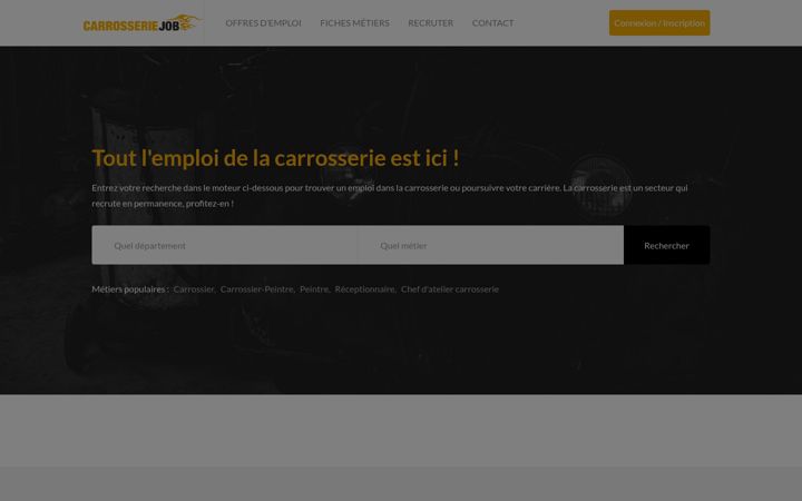 Screenshot of carrosseriejob.fr