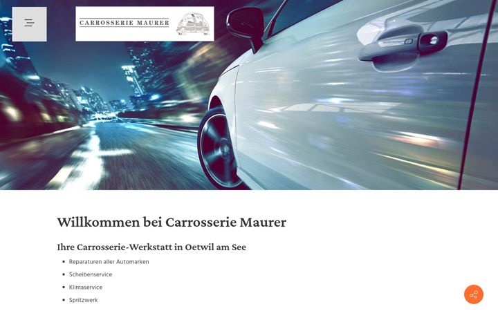 Screenshot of carrosseriemaurer.ch