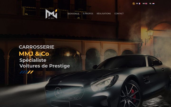 Screenshot of carrosseriemmj.be