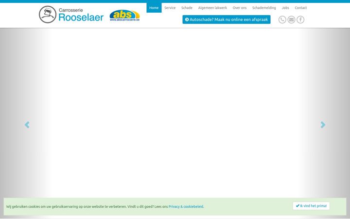 Screenshot of carrosserierooselaer.be