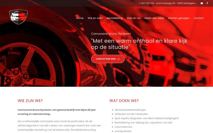 Screenshot of carrosserieryckaert.be