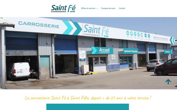Screenshot of carrosseriesaintfe.fr