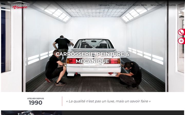 Zrzut ekranu carrosserievonic.fr