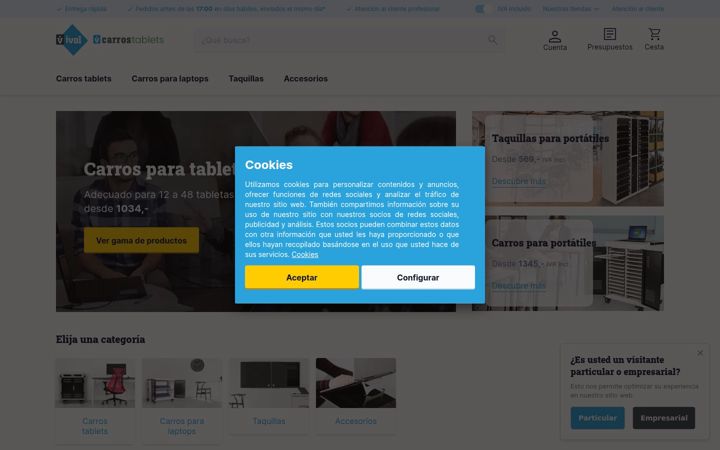 Screenshot of carrostablets.es