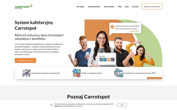 Screenshot of carrotspot.com