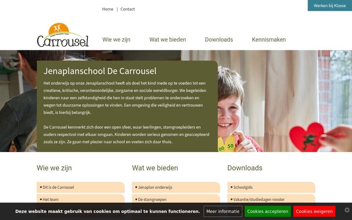 Screenshot of carrousel.nl