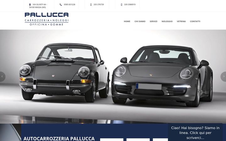 Screenshot of carrozzeria-pallucca.com