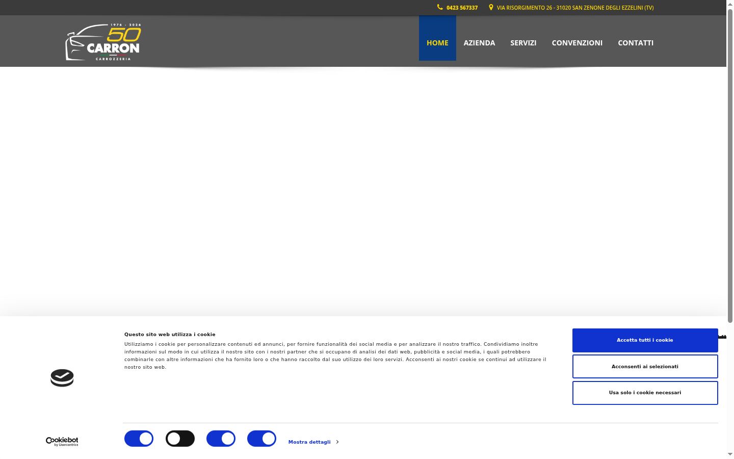 Captură de ecran a bannerului de consimțământ afișat înainte de orice interacțiune