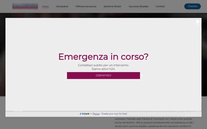 Captură de ecran a carrozzeriafratelliporfirio.it