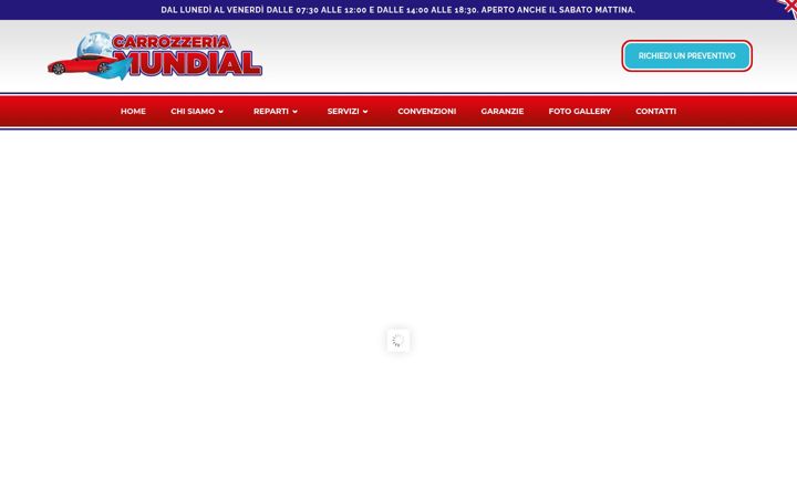 Screenshot of carrozzeriamundial.com