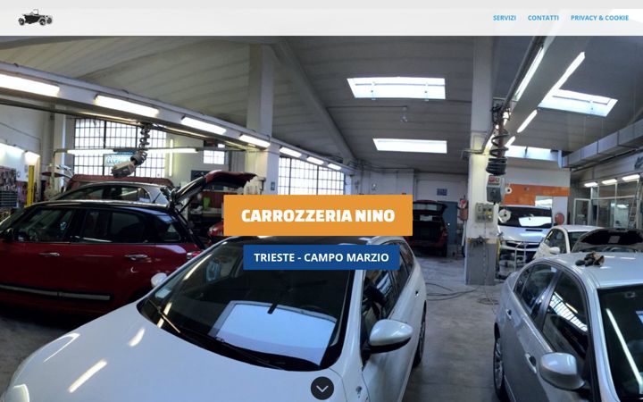 Captură de ecran a carrozzerianino.it