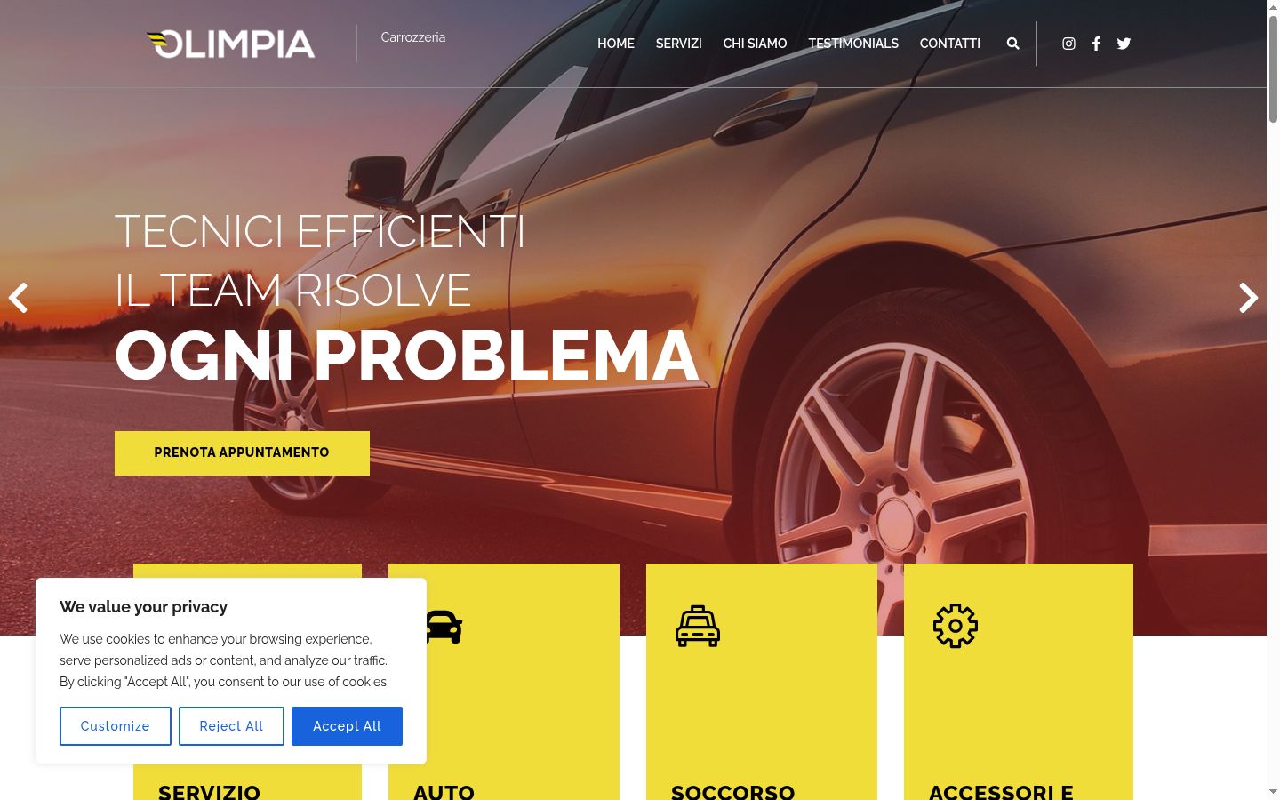 Sutikimo reklamjuostės, rodytos prieš bet kokią sąveiką, ekrano kopija