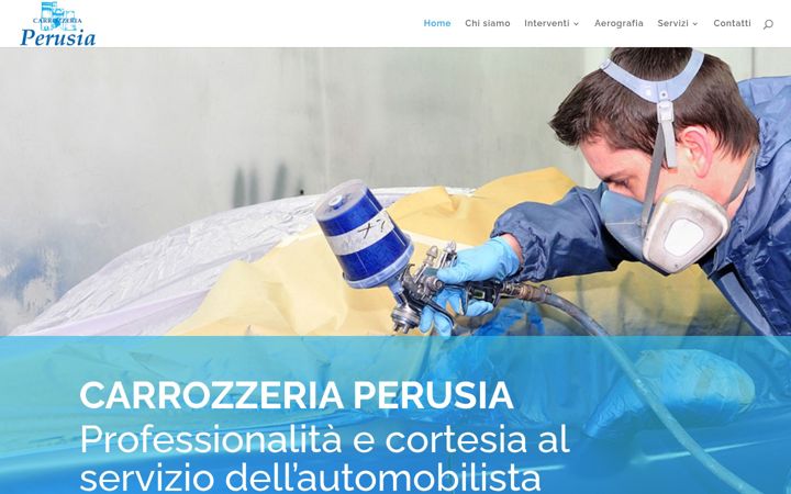 Screenshot of carrozzeriaperusia.it