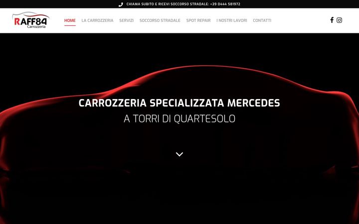 Snímek obrazovky carrozzeriaraff84.it