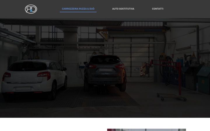 Kuvakaappaus sivustosta carrozzeriaruzzaeduo-novara.it