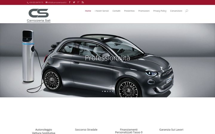 Screenshot of carrozzeriasali.it