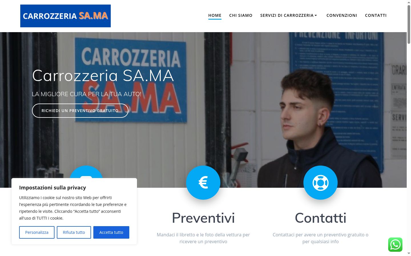 Snímek obrazovky baneru souhlasu zobrazeného před jakoukoli interakcí