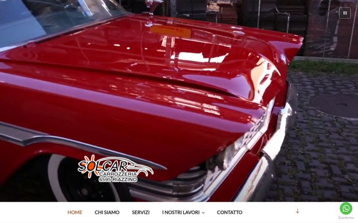 Screenshot of carrozzeriasolcar.ch