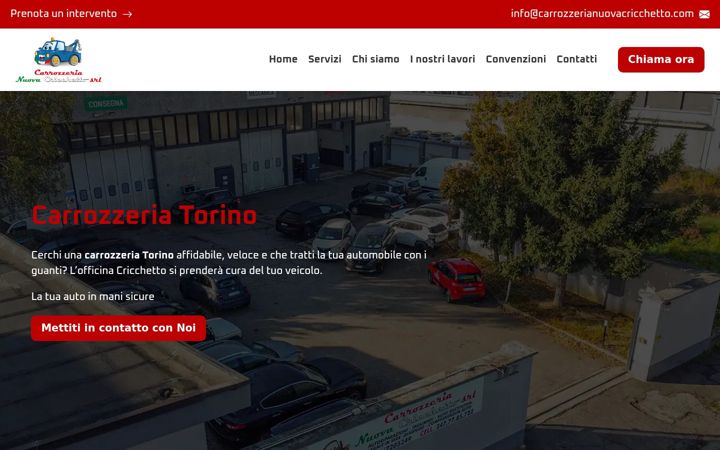Screenshot of carrozzeriatorino.biz