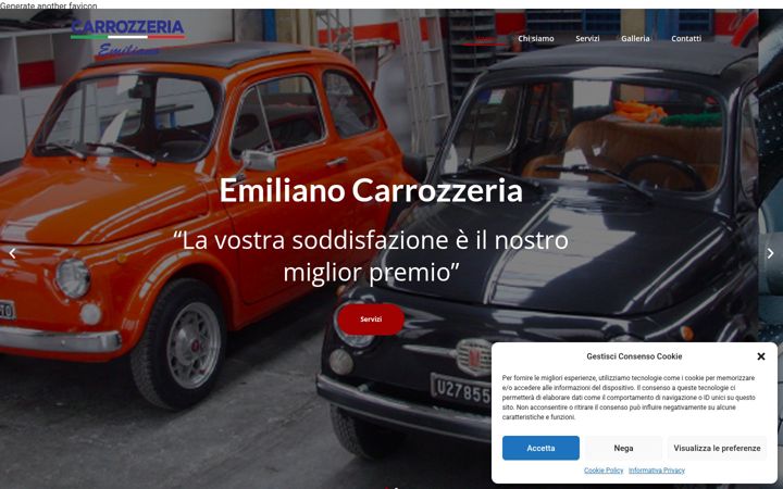 Screenshot of carrozzeriatorinonord.it