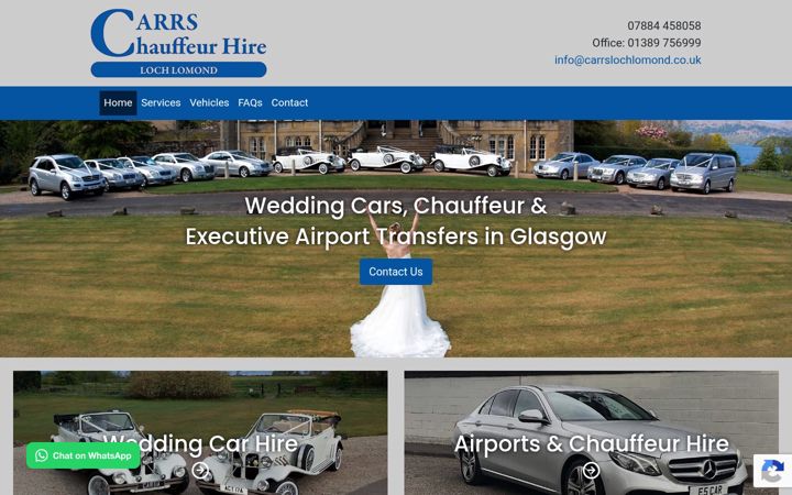 Screenshot of carrslochlomond.co.uk