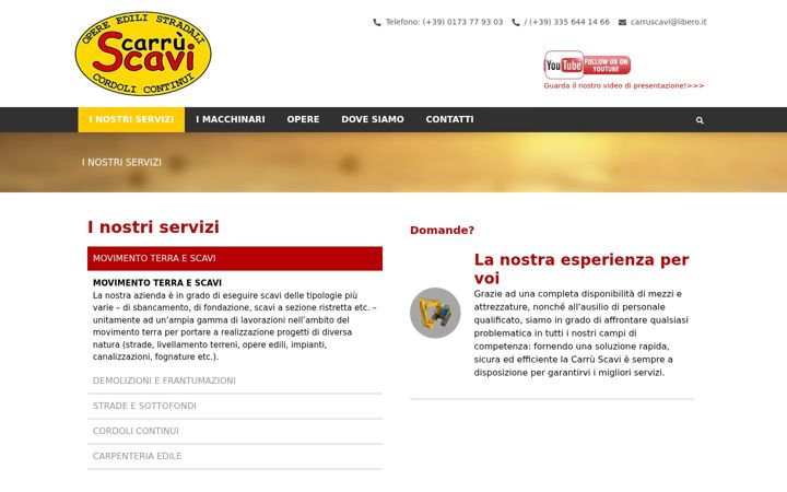 Screenshot of carruscavi.it