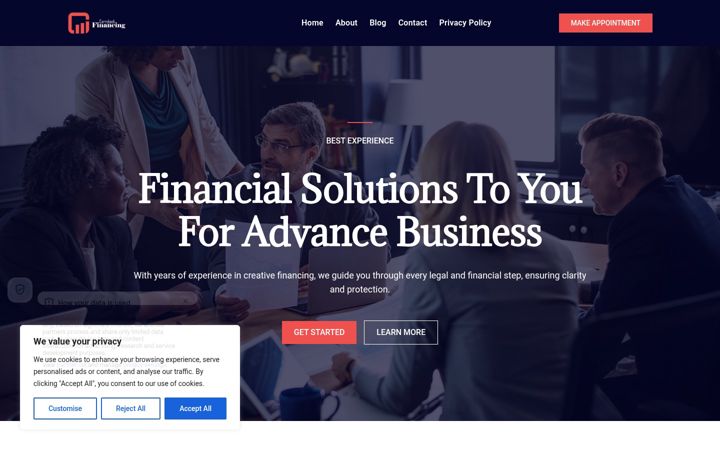 Screenshot of carrybackfinancing.com