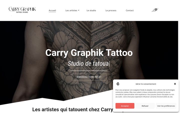 Zrzut ekranu carrygraphiktattoo.fr