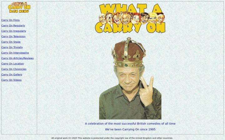 Screenshot of carryon.org.uk