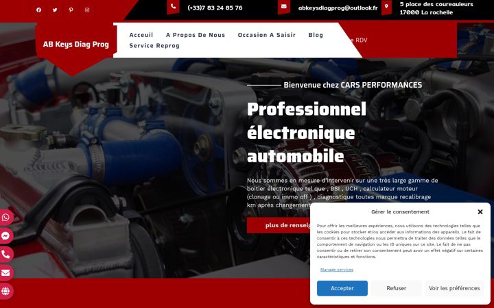 Screenshot of cars-performances.net