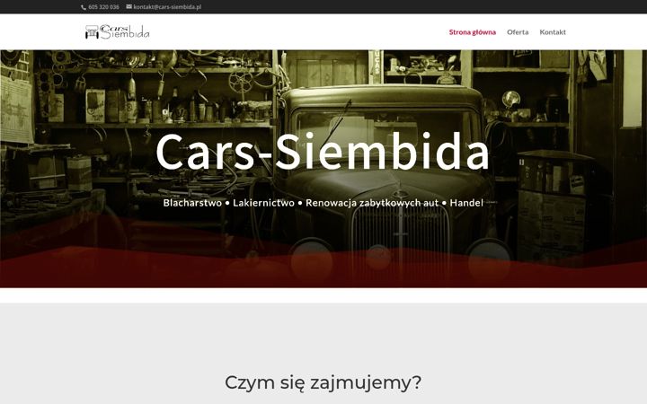 Screenshot of cars-siembida.pl