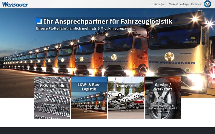 Екранна снимка на cars-wensauer.de