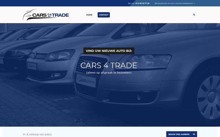 Zrzut ekranu cars4trade.nl