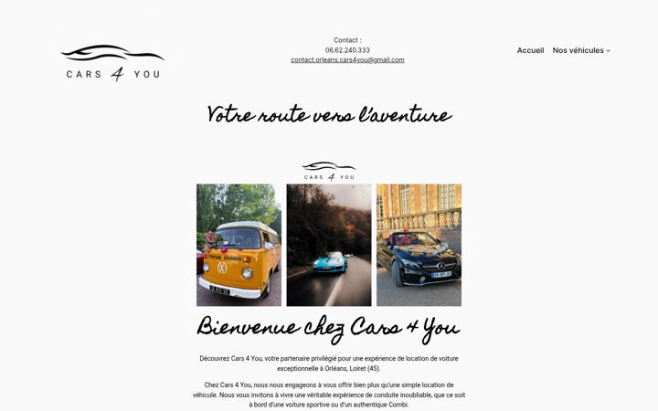 Screenshot of cars4you.fr