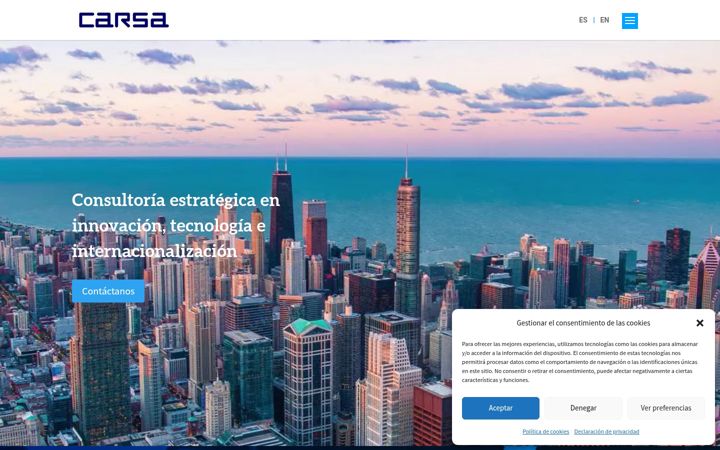 Screenshot of carsa.es