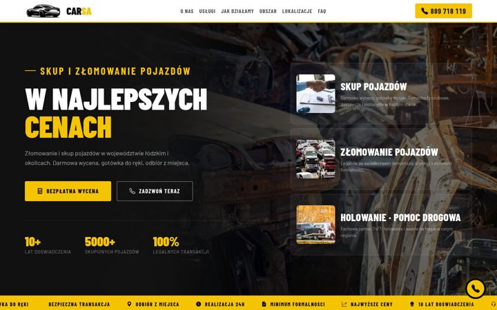 Screenshot of carsa.pl