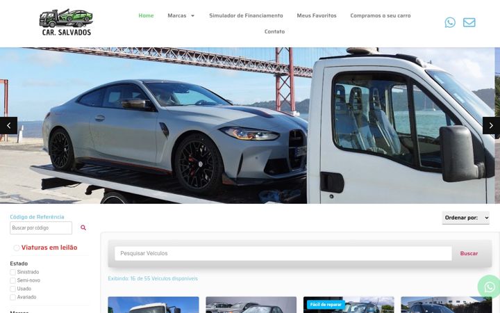 Screenshot of carsalvados.com