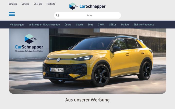 Screenshot of carschnapper.de