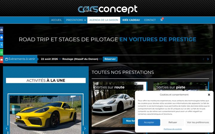Screenshot of carsconcept.fr