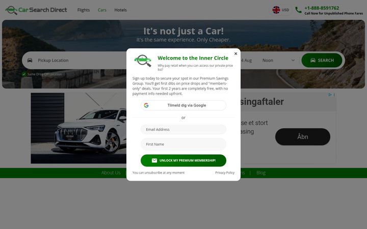 Screenshot of carsearchdirect.com