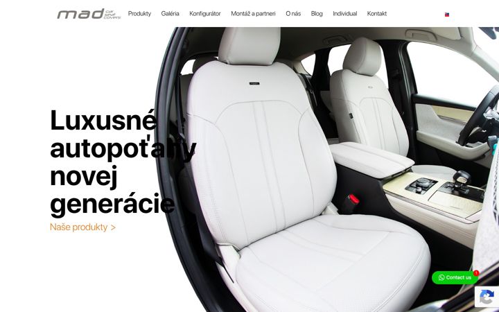 Skjermbilde av carseatcover.eu