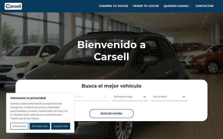 Screenshot of carsell.es