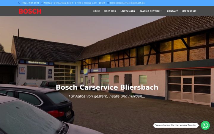 Screenshot of carservice-bliersbach.de