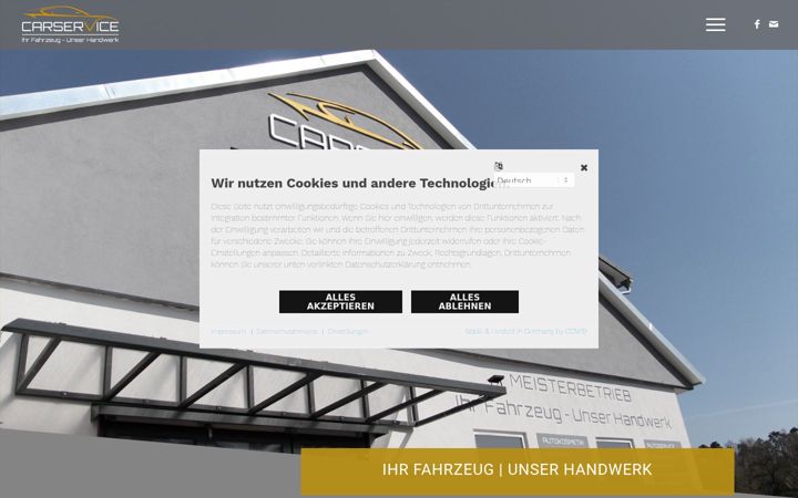 Screenshot von carservice-radik.de