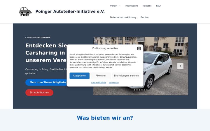 Screenshot of carsharing-poing.de