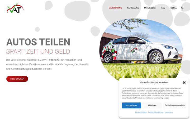 Screenshot von carsharing-vaterstetten.de