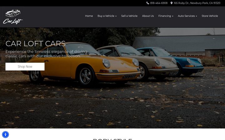 Screenshot of carsloft.com